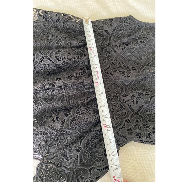 Ever New black embroidered peplum top - Picture 8 of 12